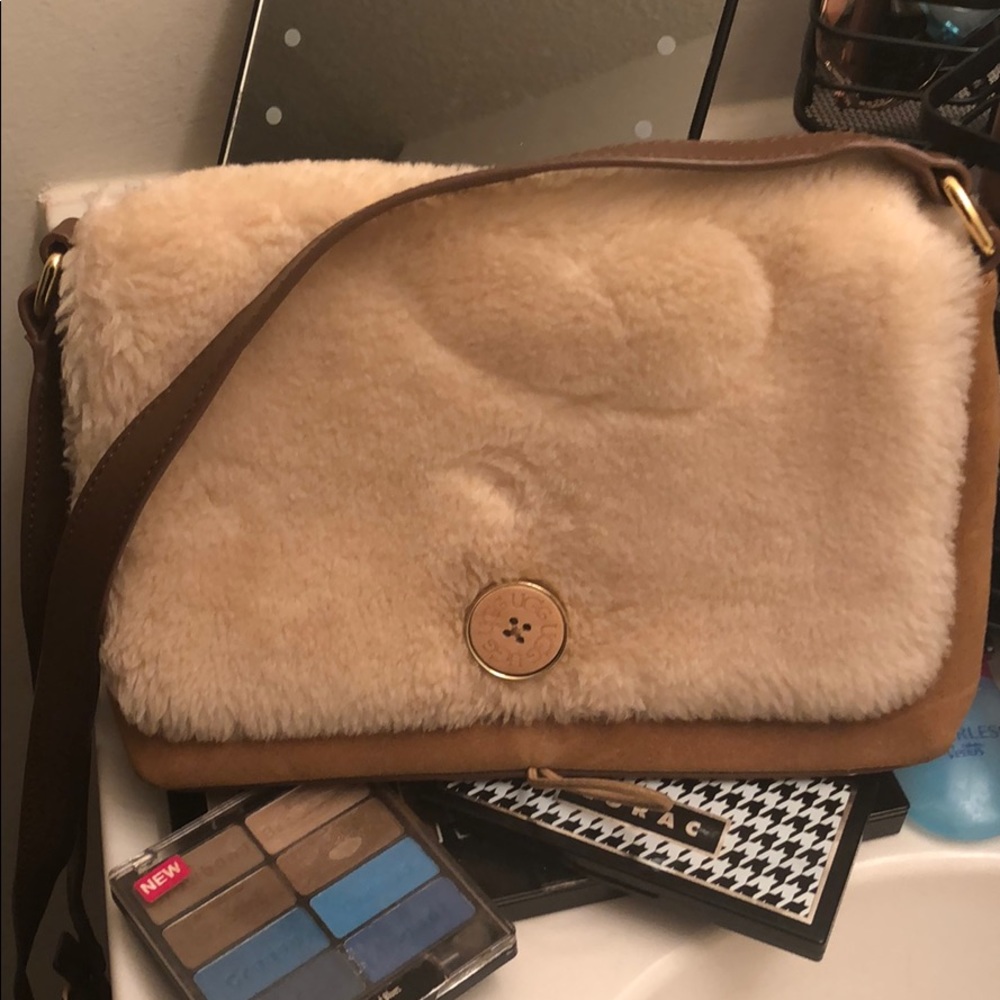 BAILEY Fur Messenger Crossbody Handbag